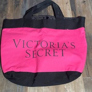 Victoria's Secret PINK and Black Tote Bag